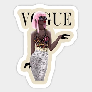 vouge Sticker